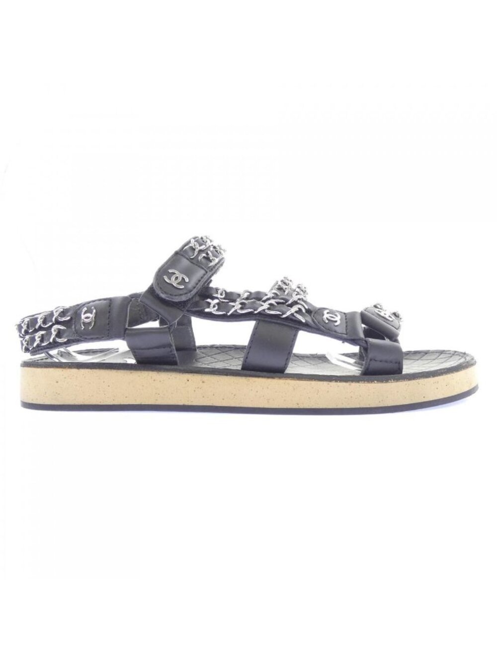 Chanel Sandals Black